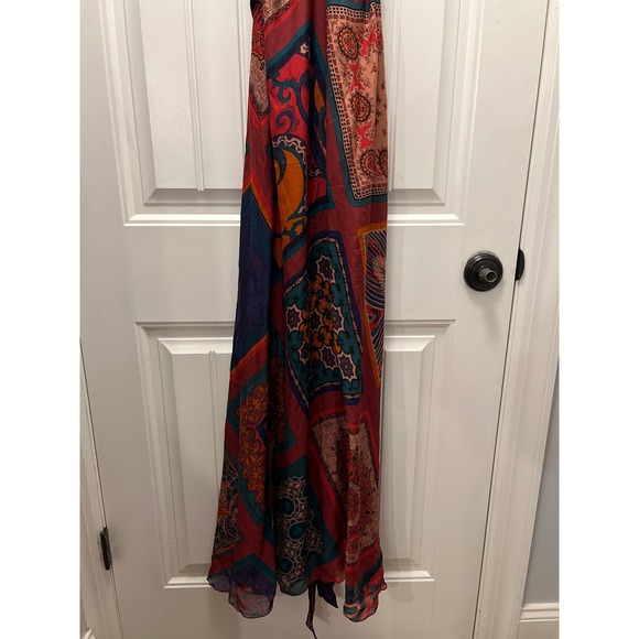 Hale Bob Women’s Sleeveless V-Neck Boho Summer Maxi Dress Size XS Multicolor - Picture 4 of 6